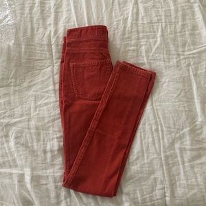 Anthropologie Pilcro corduroy jeggings. Size 24